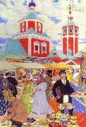 Boris Kustodiev Fair oil painting artist